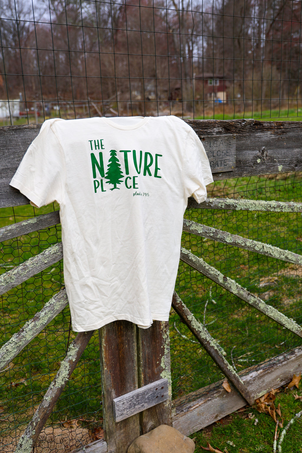 Limited Speical Addition Tree-Shirt, Nature Place Name with big pine tree instead of A